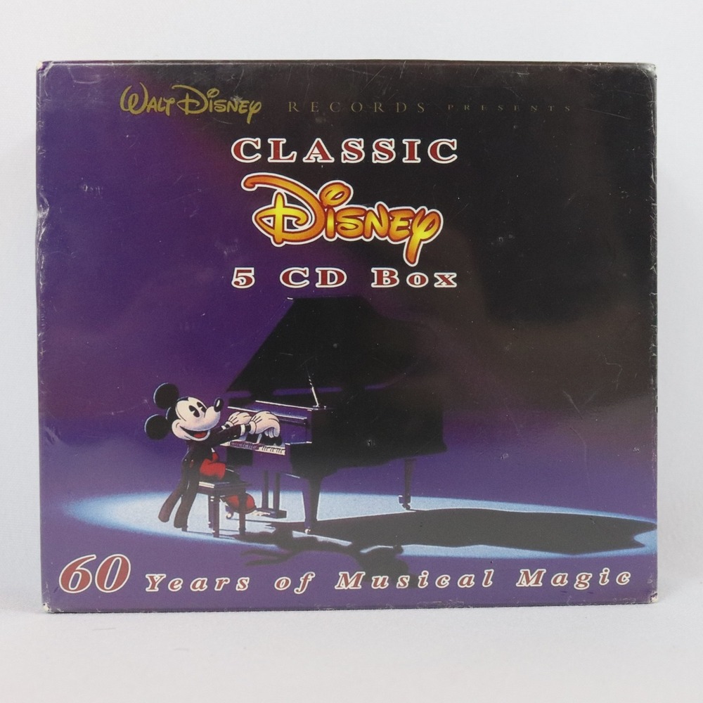 Disney 5 Disc CD Box Set 60 Year of Musical Magic Walt Disney Records New Sealed